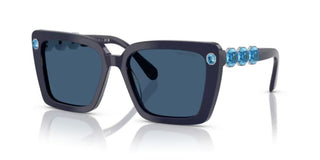 Swarovski SK6032 women Blue Squared Sunglasses