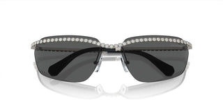 Swarovski SK7001 women Ruthenium Squared Sunglasses
