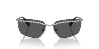 Swarovski SK7001 women Ruthenium Squared Sunglasses