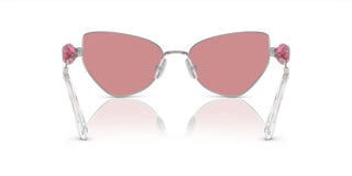 Swarovski Sk7003 Women Silver Cat Eye Sunglasses