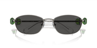 Swarovski SK7010 women Ruthenium Squared Sunglasses