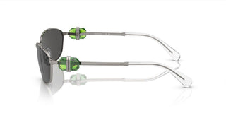 Swarovski SK7010 women Ruthenium Squared Sunglasses