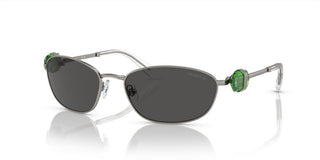Swarovski SK7010 women Ruthenium Squared Sunglasses