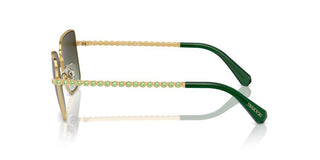 Swarovski Sk7015 Women Gold Squared Sunglasses