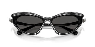 Swarovski SK 6038 women Black Cat Eye Sunglasses