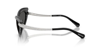 Swarovski SK 6038 women Black Cat Eye Sunglasses
