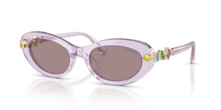 Swarovski SK 6042 women Violet Oval Sunglasses