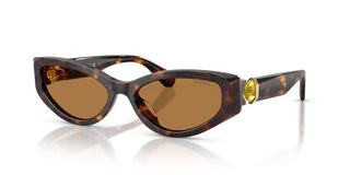 Swarovski SK 6045U women Havana Cat Eye Sunglasses