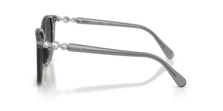 Swarovski Sk 6053d Women Grey Geometric Sunglasses