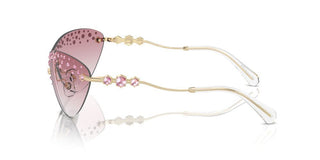 Swarovski Sk 7023 Women Gold Cat Eye Sunglasses