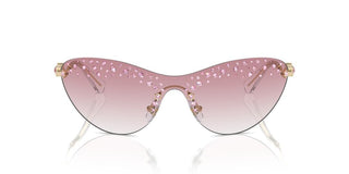 Swarovski Sk 7023 Women Gold Cat Eye Sunglasses