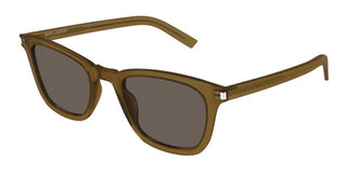Saint Laurent Slim Sl 716/k Women Brown Squared Sunglasses