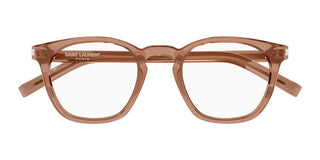 Saint Laurent SL 28 OPT unisex Brown Round Eyeglasses