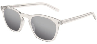 Saint Laurent SL 28 SLIM unisex Transparent Geometric Sunglasses