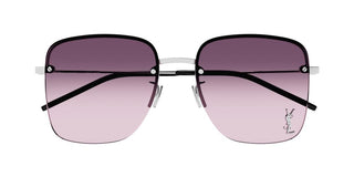 Saint Laurent Sl 312 M Women Silver Butterfly Sunglasses