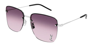 Saint Laurent Sl 312 M Women Silver Butterfly Sunglasses