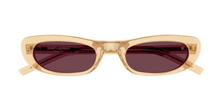 Saint Laurent SL 557 SHADE women Yellow Round Sunglasses