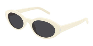 Saint Laurent SL 567 women White Oval Sunglasses