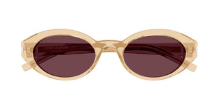 Saint Laurent SL 567 women Yellow Round Sunglasses