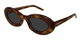 Saint Laurent SL 594 women Havana Oval Sunglasses