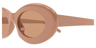 Saint Laurent SL 594 women Brown Oval Sunglasses
