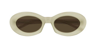 Saint Laurent SL 594 women White Oval Sunglasses