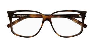 Saint Laurent SL 599 OPT men Havana Geometric Eyeglasses