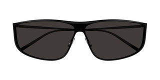 Saint Laurent SL 605 LUNA - FASHION SHOW unisex Black Visor Sunglasses