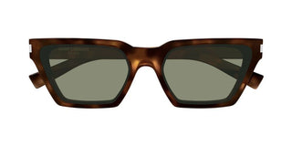 Saint Laurent SL 633 CALISTA women Havana Cat Eye Sunglasses
