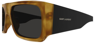 Saint Laurent SL 635 ACETATE unisex Havana Geometric Sunglasses