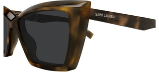 Saint Laurent SL 657 women Havana Butterfly Sunglasses
