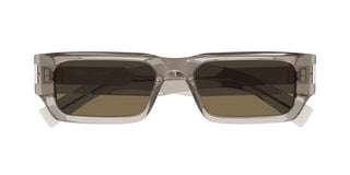 Saint Laurent SL 660/F unisex Brown Squared Sunglasses
