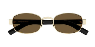 Saint Laurent SL 706 unisex Gold Rectangle Sunglasses