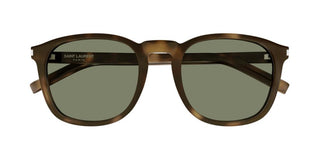 Saint Laurent SL 818 women Havana Round Sunglasses