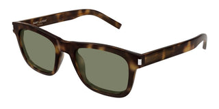 Saint Laurent SL 819 women Havana Squared Sunglasses