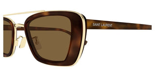 Saint Laurent SL 825 unisex Havana Geometric Sunglasses