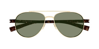 Saint Laurent SL 843 men Gold Pilot Sunglasses