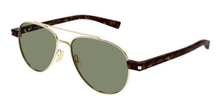 Saint Laurent SL 843 men Gold Pilot Sunglasses