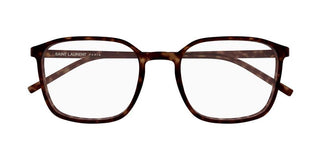 Saint Laurent SL 845 men Havana Geometric Eyeglasses