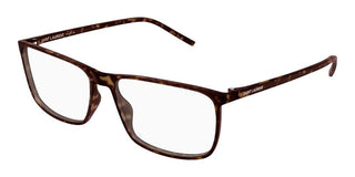 Saint Laurent SL 846 men Havana Squared Eyeglasses