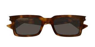 Saint Laurent SL 860 men Havana Squared Sunglasses