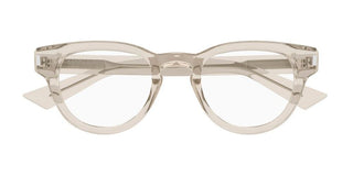 Saint Laurent SL 876 OPT men Brown Round Eyeglasses