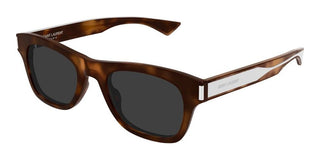Saint Laurent Sl 877 Men Havana Squared Sunglasses