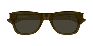 Saint Laurent SL 877 men Brown Squared Sunglasses