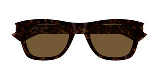 Saint Laurent SL 877 men Havana Squared Sunglasses