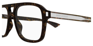Saint Laurent SL 881 OPT men Havana Squared Eyeglasses