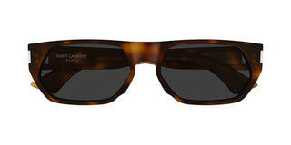Saint Laurent SL 898 men Havana Squared Sunglasses