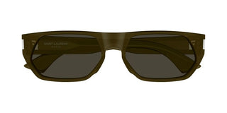Saint Laurent SL 898 men Brown Squared Sunglasses