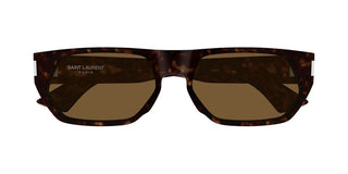 Saint Laurent SL 898 men Havana Squared Sunglasses