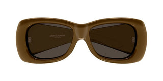 Saint Laurent SL 901 HOWL unisex Brown Squared Sunglasses